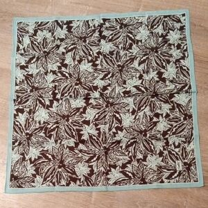 Cotton Handkerchief Floral Patterned 22x22